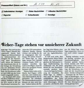Weber-Tage