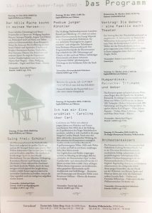 15. Weber-Tage 2010