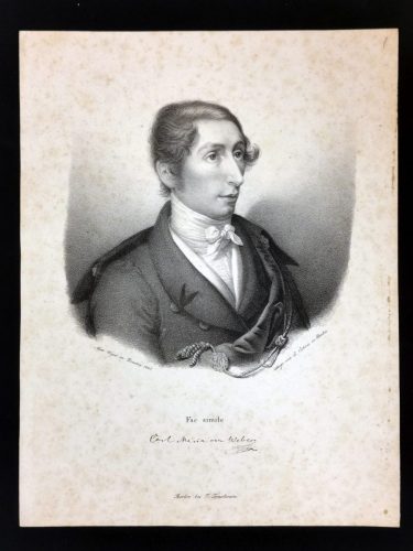 Carl Maria von Weber, 1823