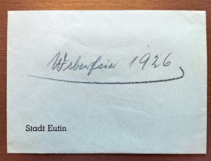 Umschlag 1926 mit Vignetten zur 100-Jahrfeier