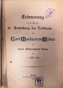 Denkmal-Enthüllung 1890