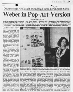 Eutiner Weber-Tage 1996