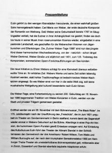 Eutiner Weber-Tage 1996