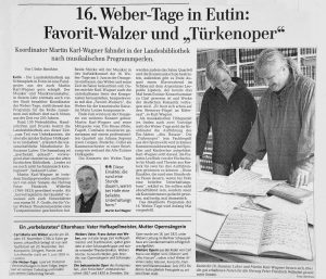 16. Eutiner Weber-Tage 2011