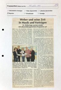 16. Eutiner Weber-Tage 2011