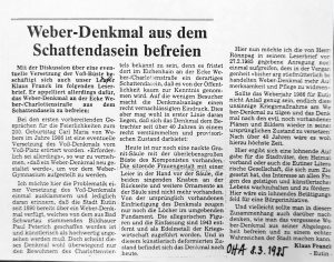 Weber-Denkmal